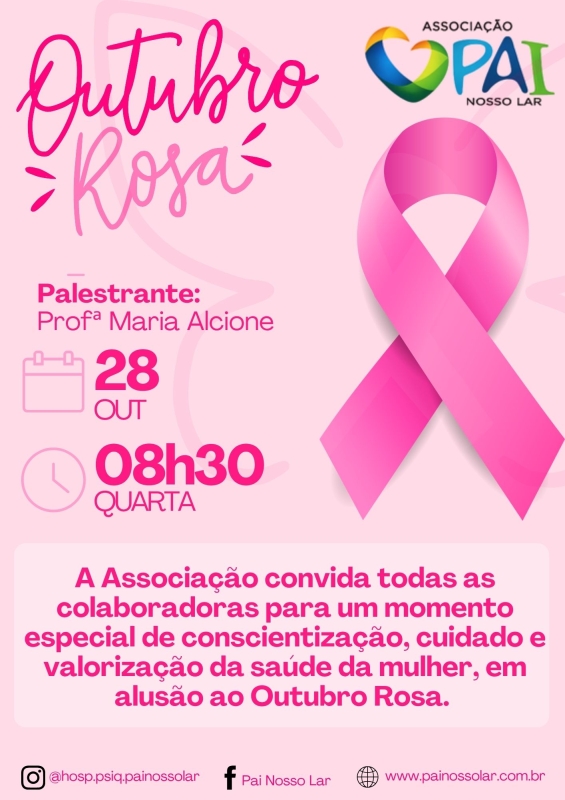 Galeria palestra-outubro-rosa-com-o-tema-cancer-de-mama